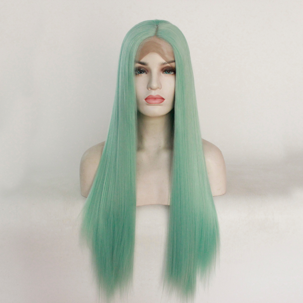 Top Selling Green Color Lace Front Wigs - Picture 1 of 5